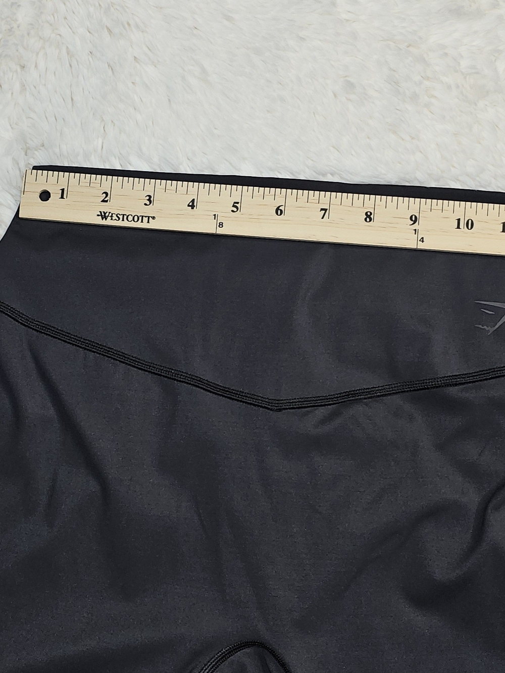 Gymshark Black Training High-Rise Booty Shorts - Size Large - Picture 2 of 7